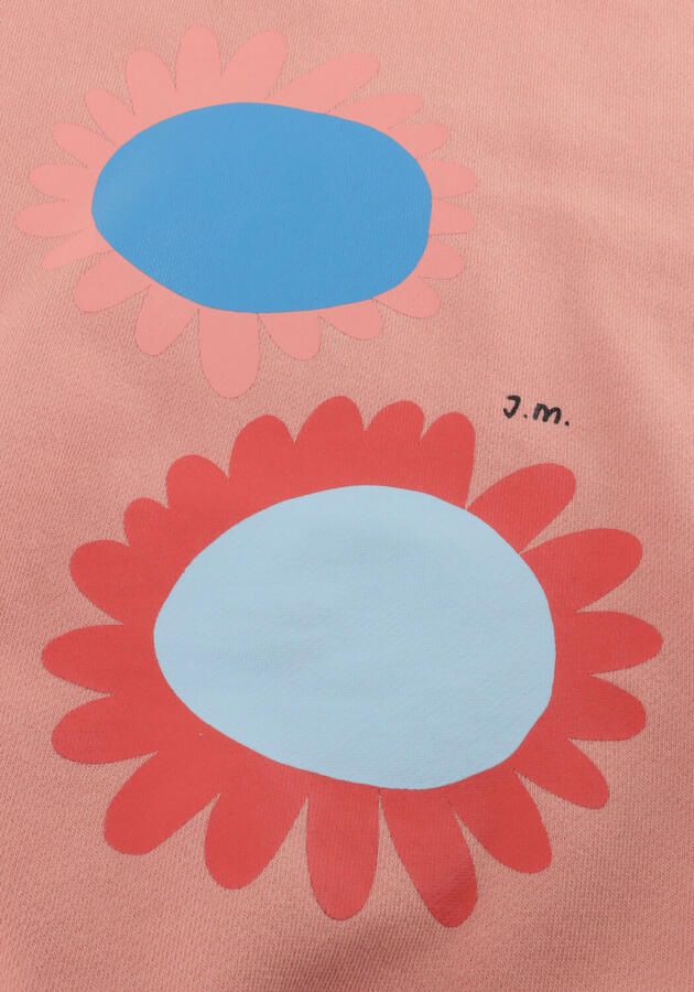 Jelly Mallow Meisjes Truien & Vesten Flower Ruffled Sweatshirt Roze