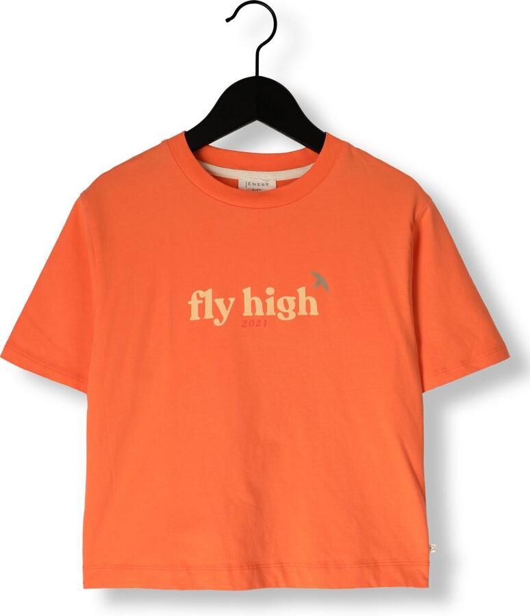JENEST Jongens Polo's & T-shirts Mase T-shirt Oranje