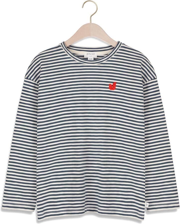 JENEST Jongens Polo's & T-shirts Moos Ls T-shirt Groen