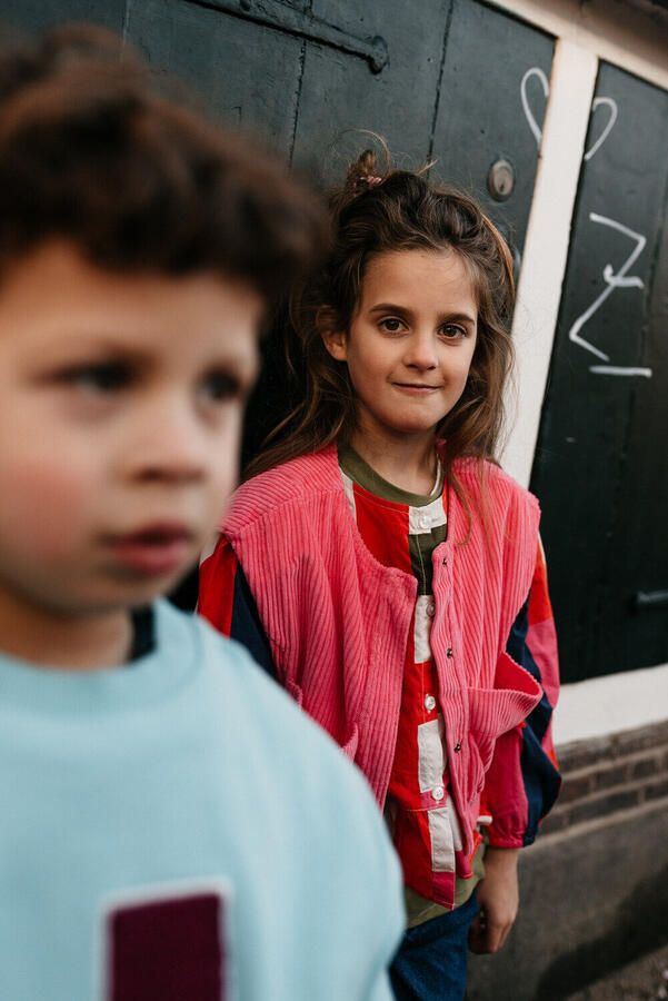 JENEST Meisjes Blazers Lot Gilet Roze - Foto 2