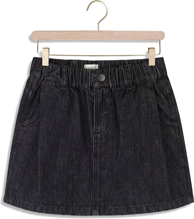 JENEST Meisjes Rokken Uma Denim Skirt Zwart