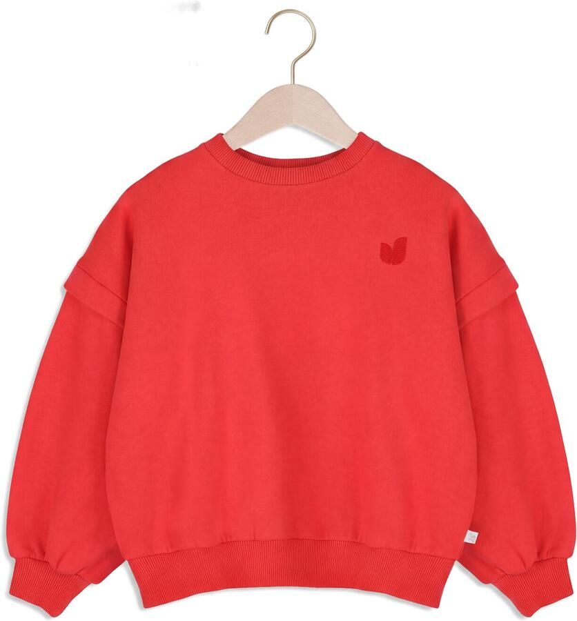 JENEST Meisjes Truien & Vesten Balloon Sweater Rood