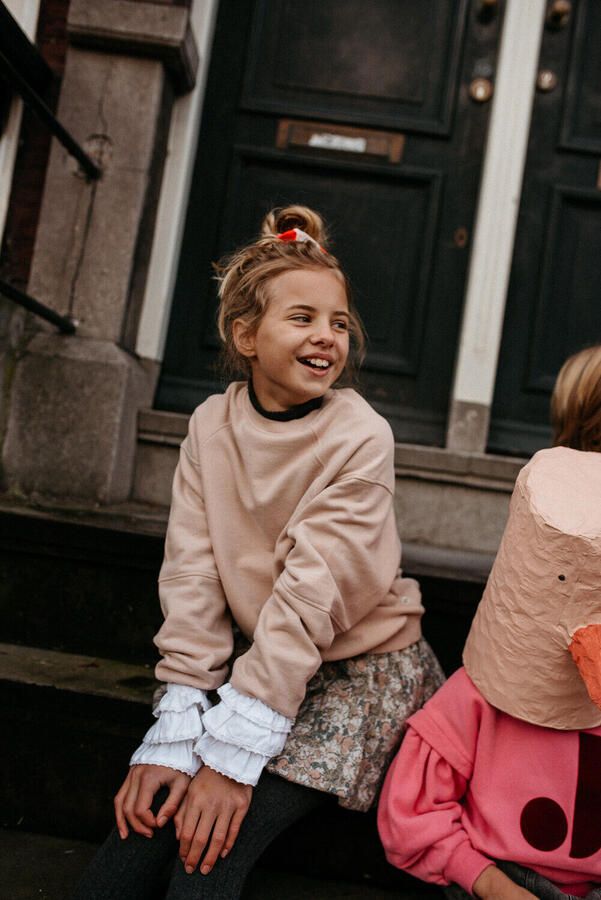 JENEST Meisjes Truien & Vesten Maxi Sweater Beige - Foto 2