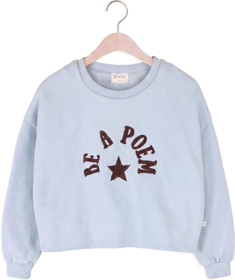 JENEST Meisjes Truien & Vesten Tina Sweater Lichtblauw