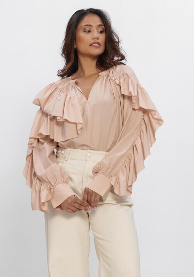 JOSH V Dames Blouses Bodina Beige