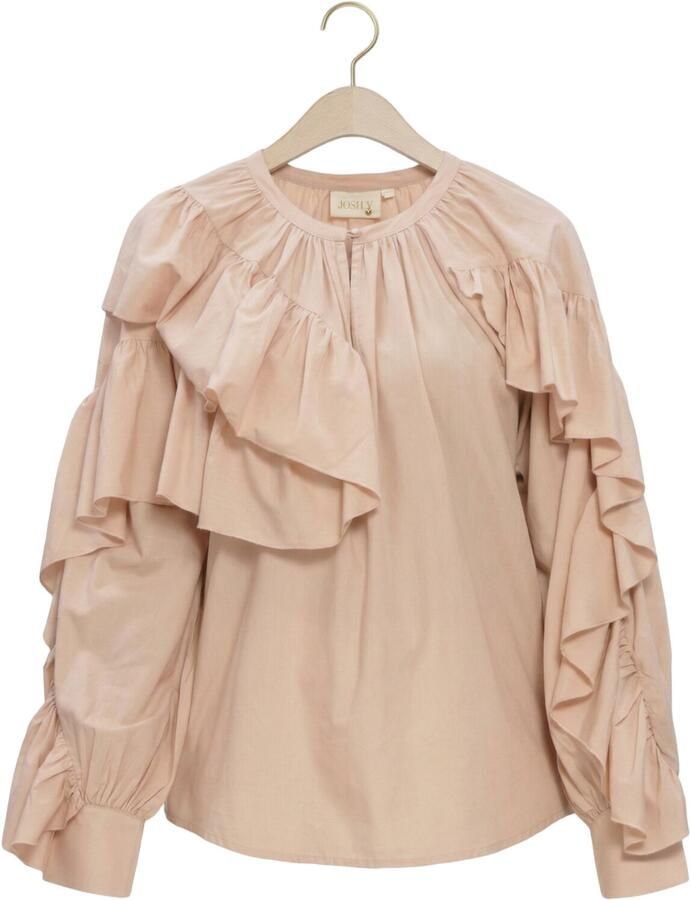 JOSH V Dames Blouses Bodina Beige - Foto 2