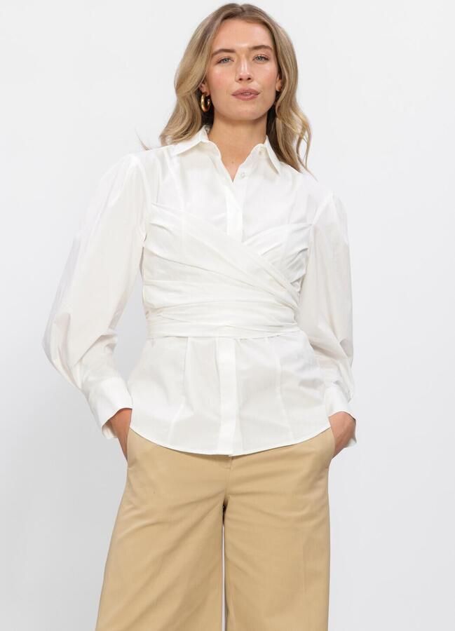 JOSH V Dames Blouses Luann Wit