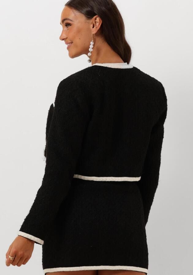JOSH V cropped blazer Monica zwart wit - Foto 2