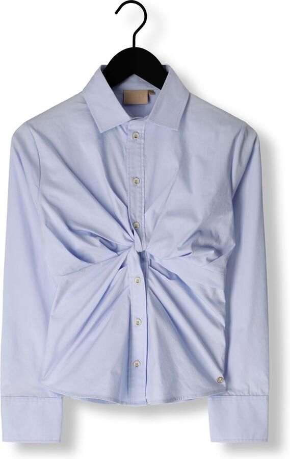 JOSH V SACHA slim fit blouse lichtblauw - Foto 3