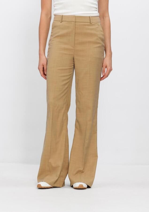 JOSH V wide leg high waist pantalon camel