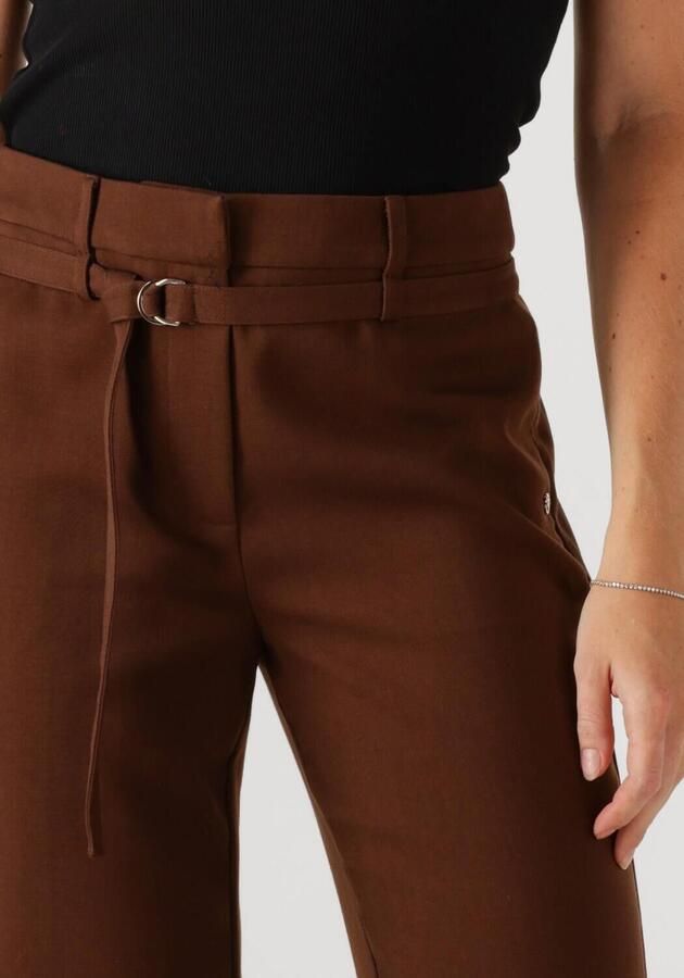 JOSH V flared regular waist pantalon bruin - Foto 2
