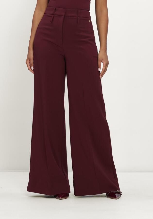 JOSH V Dames Broeken Sky Pants Bordeaux