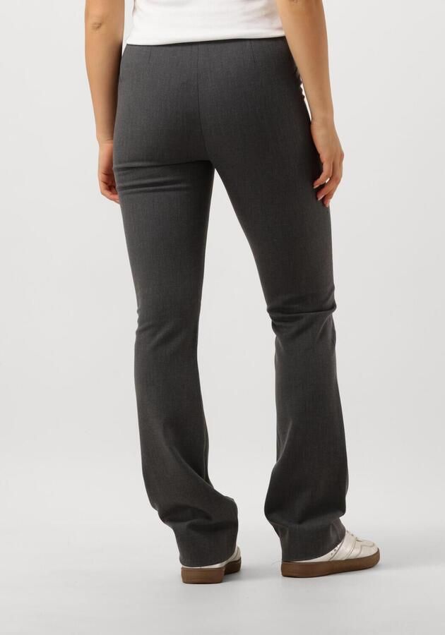 JOSH V gemêleerde high waist flared pantalon Xante grijs