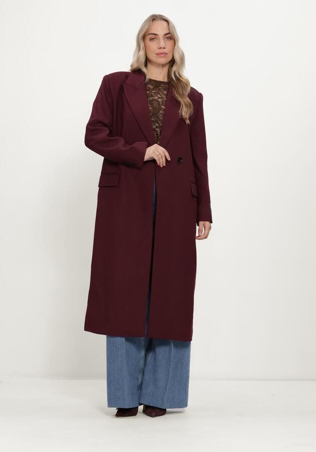 JOSH V Dames Jassen Athena Coat Bordeaux