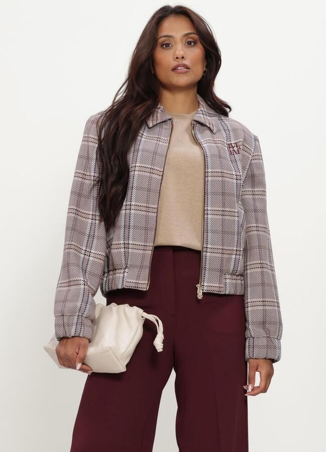 JOSH V Dames Jassen Pepper Coat Taupe - Foto 1