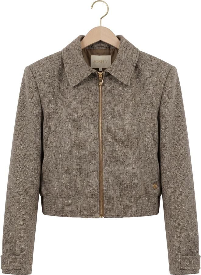 JOSH V Dames Jassen Perla Jacket Taupe - Foto 2