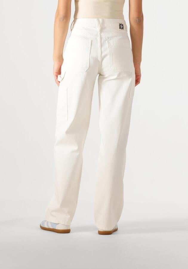 Josh V Ecru Straight Leg Jeans voor dames Beige Dames