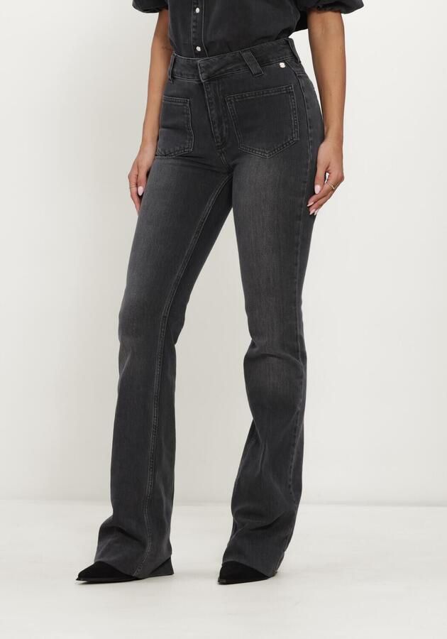 JOSH V Dames Jeans Vaila Pants Donkergrijs