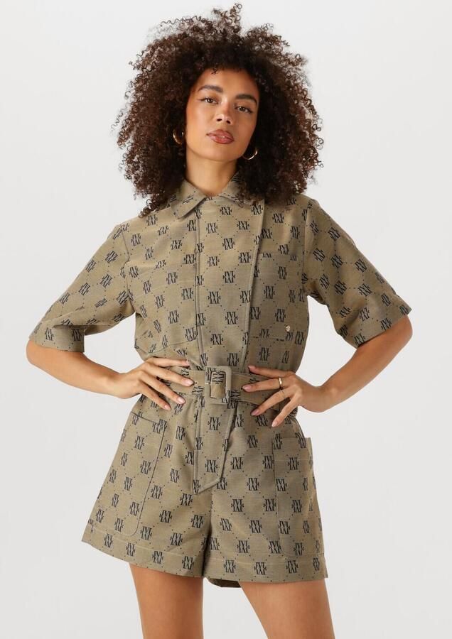JOSH V Dames Jumpsuits Maxime Khaki - Foto 4