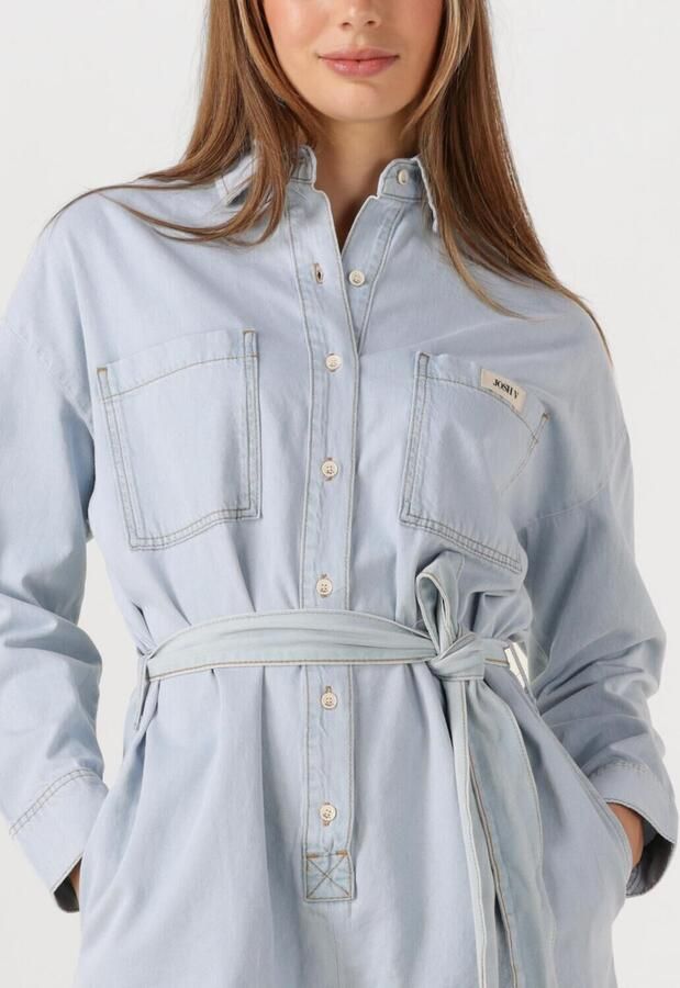 JOSH V oversized playsuit light blue denim