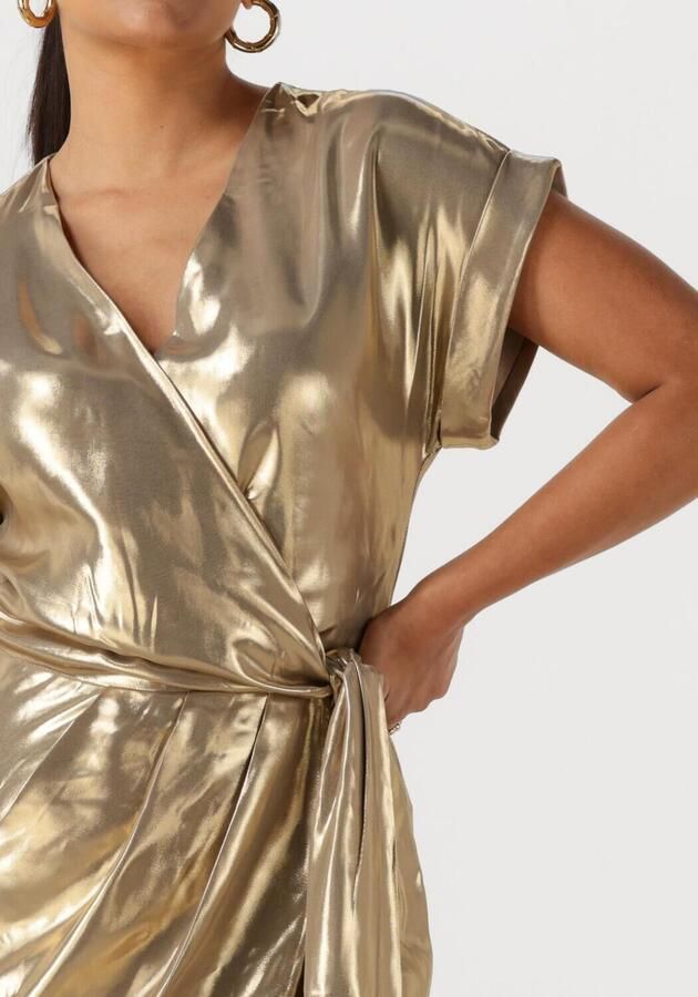 JOSH V wikkel- overslagjurk goud - Foto 2