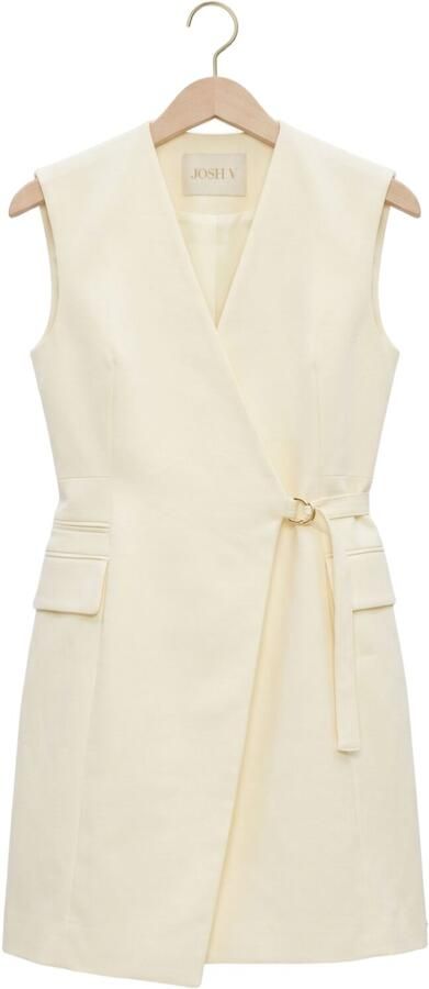 JOSH V Dames Jurken Henley 0411 Creme - Foto 4