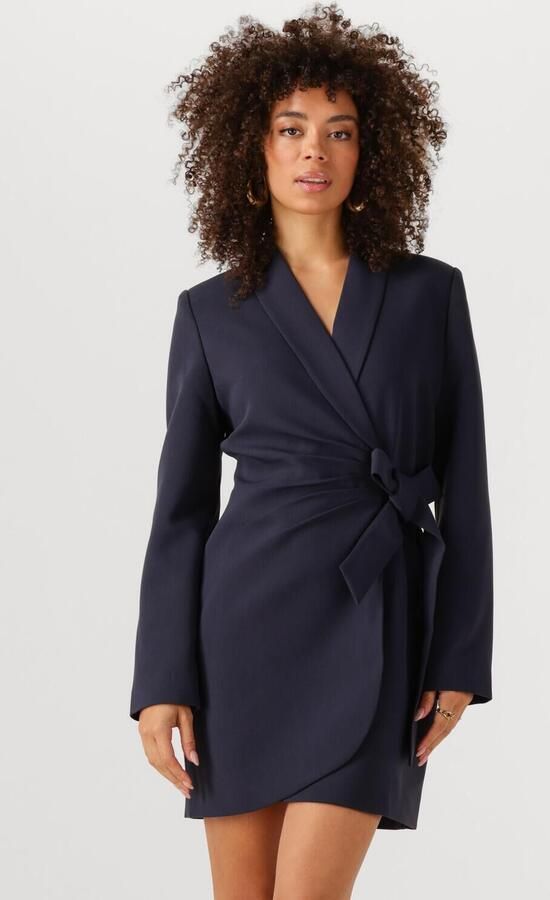 JOSH V Dames Jurken Jv Bonita Wrap Dress Donkerblauw