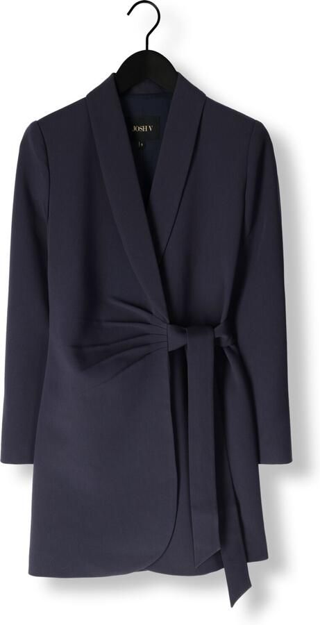 JOSH V Dames Jurken Jv Bonita Wrap Dress Donkerblauw - Foto 4