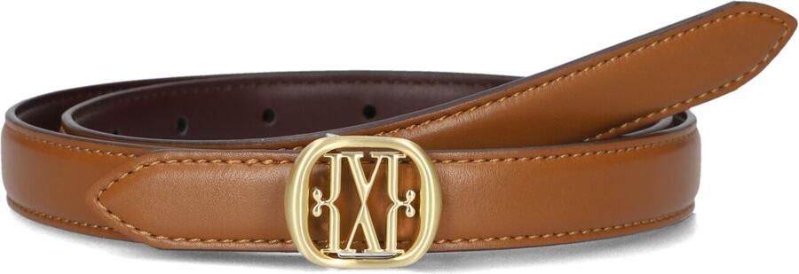JOSH V reversible riem Dorissa camel donkerrood