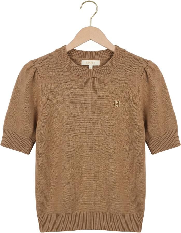 JOSH V Dames Tops & T-shirts Brent Top Camel - Foto 2