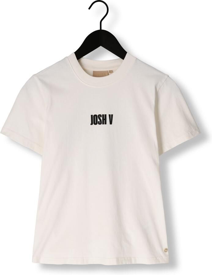 JOSH V Dames Tops & T-shirts Jv Dorie Monogram Ecru - Foto 1