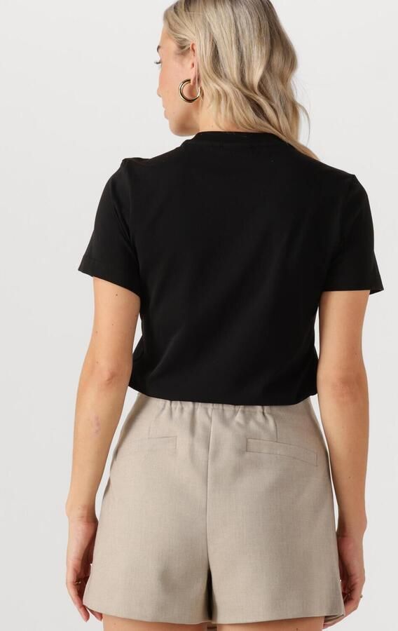 JOSH V Dames Tops & T-shirts Jv Dorie Monogram Slim Fit T-shirt Zwart - Foto 3