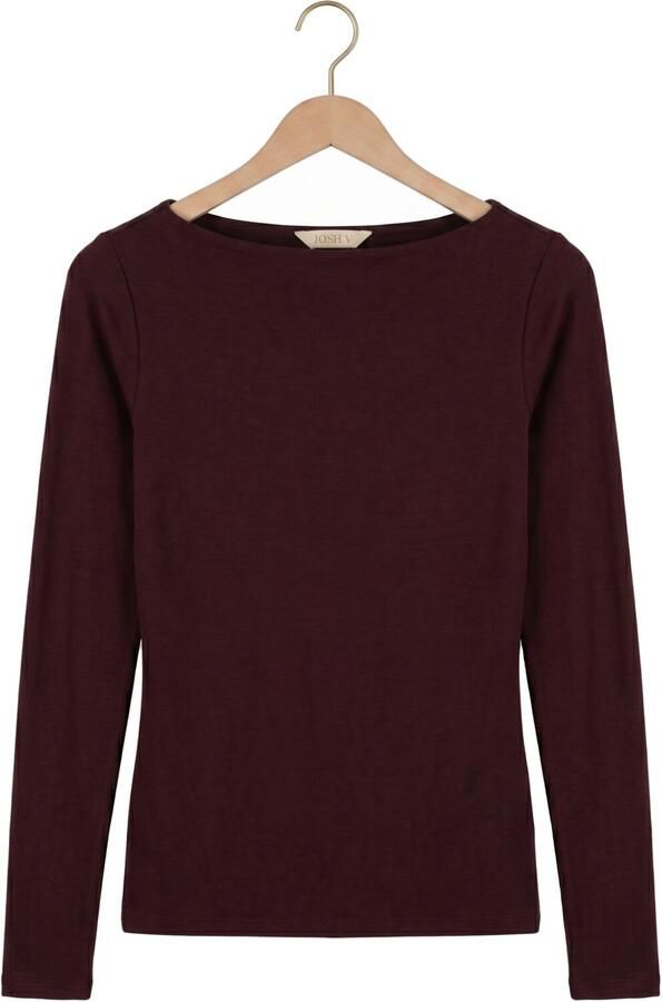 JOSH V Dames Tops & T-shirts Lenie Top Bordeaux - Foto 4