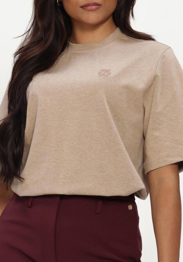 JOSH V Dames Tops & T-shirts Paxton T-shirt Beige - Foto 4