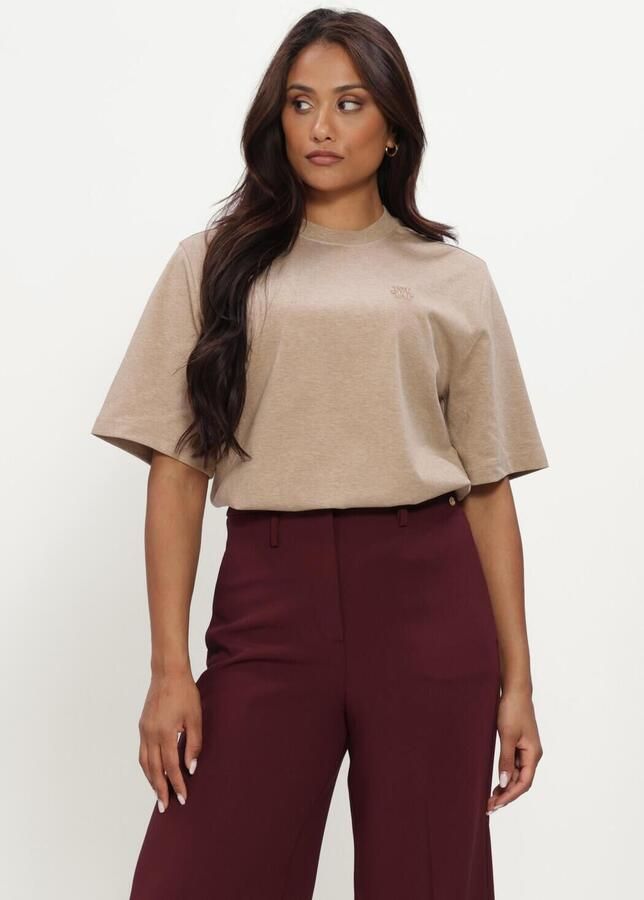 JOSH V Dames Tops & T-shirts Paxton T-shirt Beige