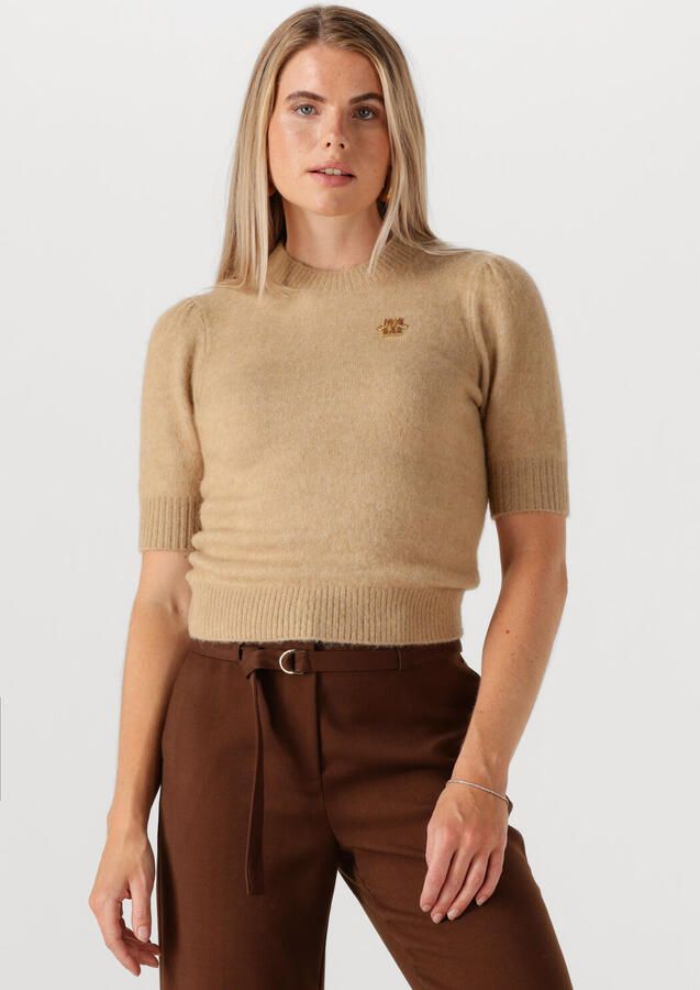 JOSH V top met wol lichtbruin fijn gebreid - Foto 4