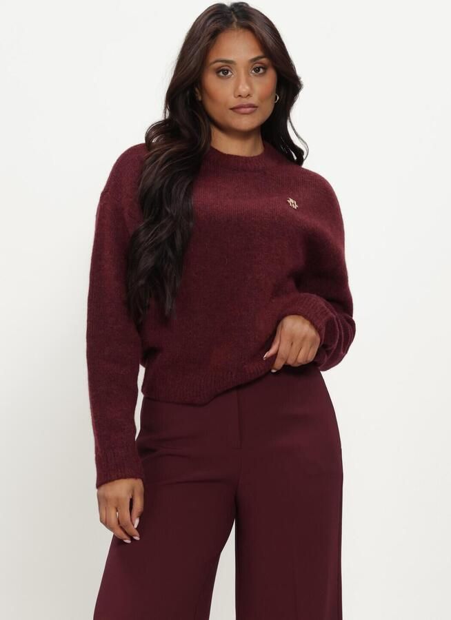 JOSH V Dames Truien & Vesten Ize Sweater Bordeaux