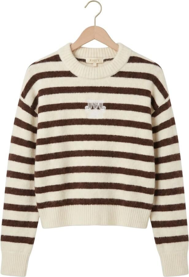 JOSH V Dames Truien & Vesten Ize Sweater Creme - Foto 4