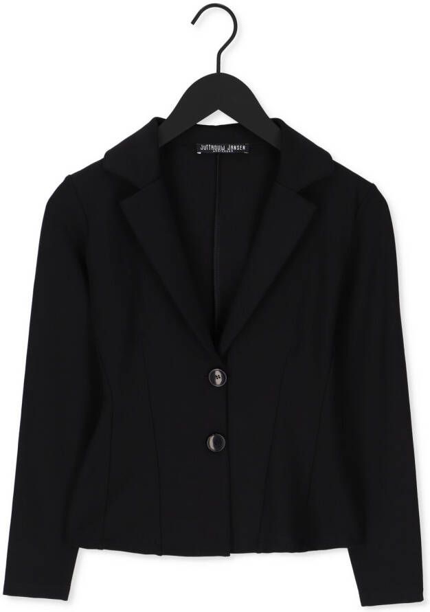 JANSEN Amsterdam aansluitende blazer Riki zwart