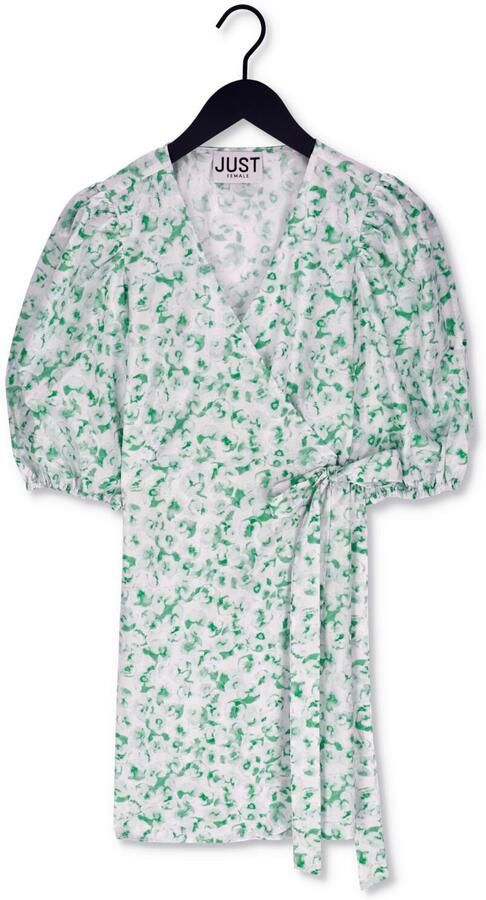 Just Female Groene Garden Wrap Jurk Vrouwen Just Dames Multicolor Dames - Foto 3
