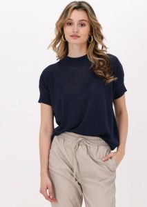 Knit-ted Donkerblauwe T-shirt Peta