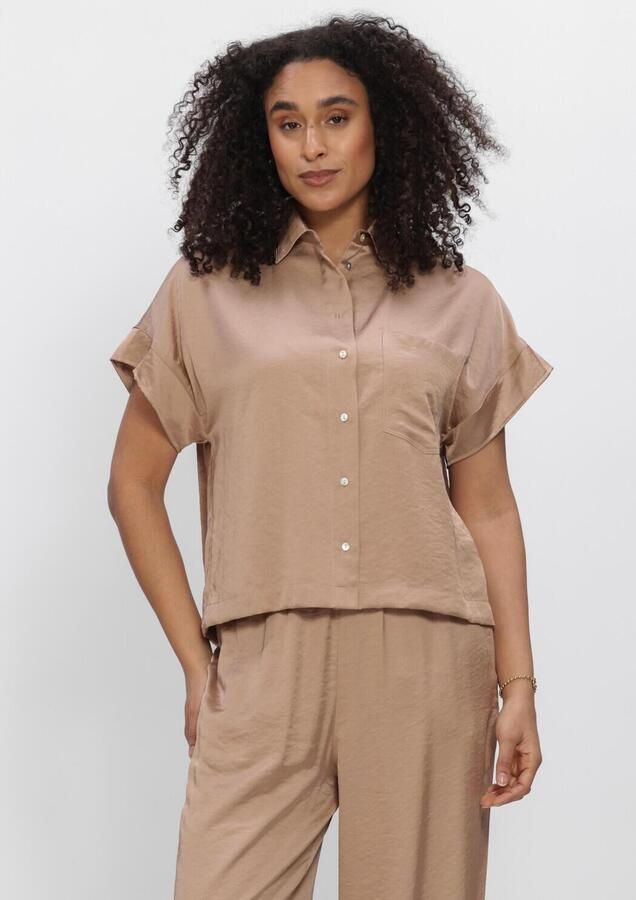 KNIT-TED Dames Blouses Paris Camel