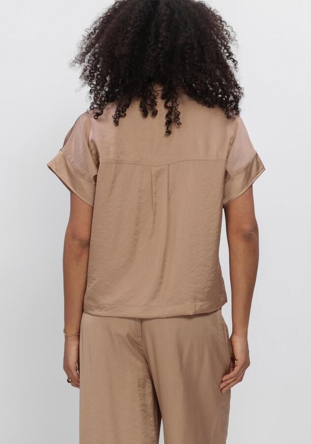 KNIT-TED Dames Blouses Paris Camel - Foto 3