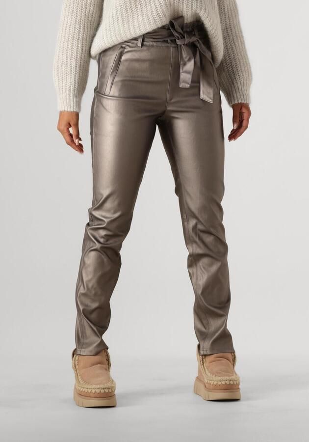 Knit-ted Stijlvolle Broek Francis Beige Dames - Foto 4