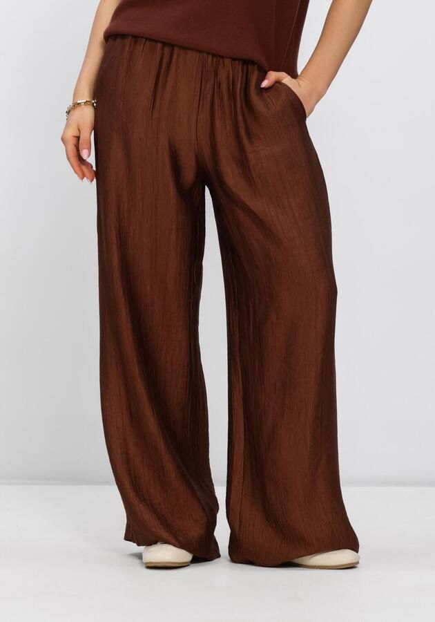 KNIT-TED Dames Broeken Janou Bruin