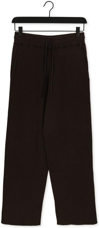 Knit-ted Wijde Pijp Bruine Broek Noor Brown Dames - Foto 3