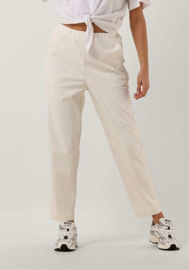 Knit-ted Faux leather broek Sally Naturel - Foto 3