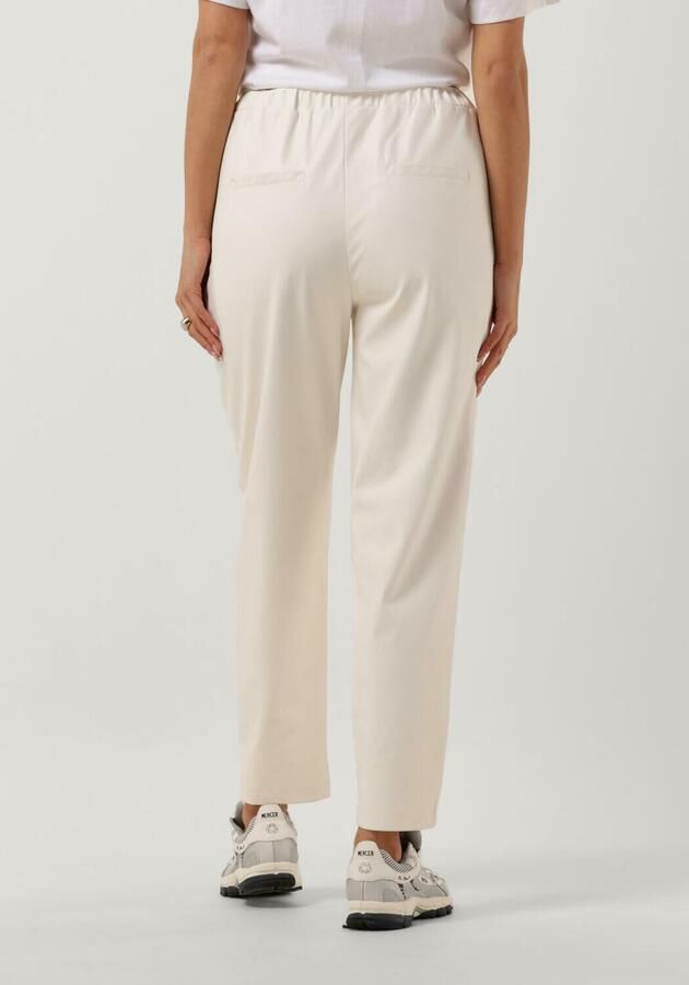 Knit-ted Faux leather broek Sally Naturel