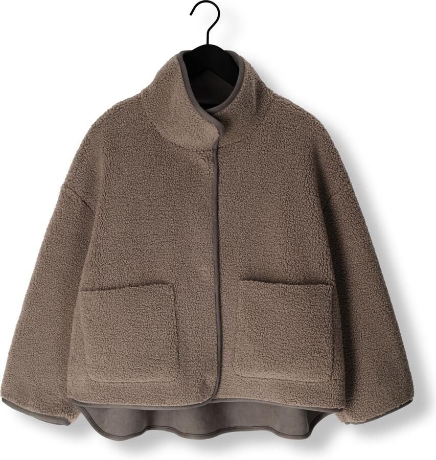 KNIT-TED Dames Jassen Jill Bruin