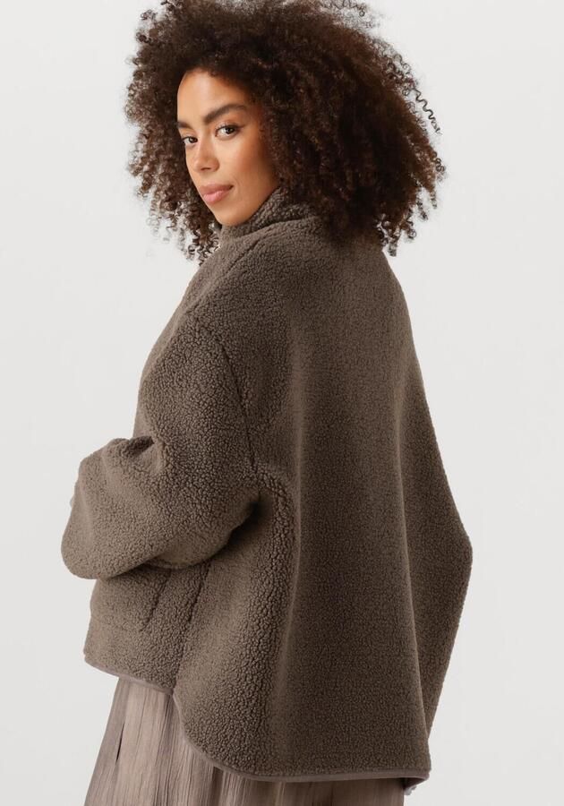 KNIT-TED Dames Jassen Jill Bruin - Foto 3